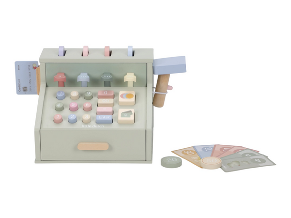 POKLADŇA SO SKENEROM A ČÍTAČKOU KARIET DREVENÁ