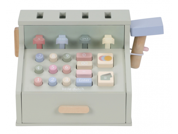 POKLADŇA SO SKENEROM A ČÍTAČKOU KARIET DREVENÁ