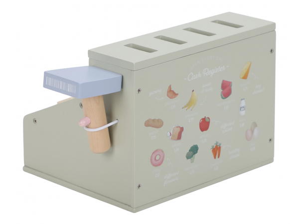 POKLADŇA SO SKENEROM A ČÍTAČKOU KARIET DREVENÁ