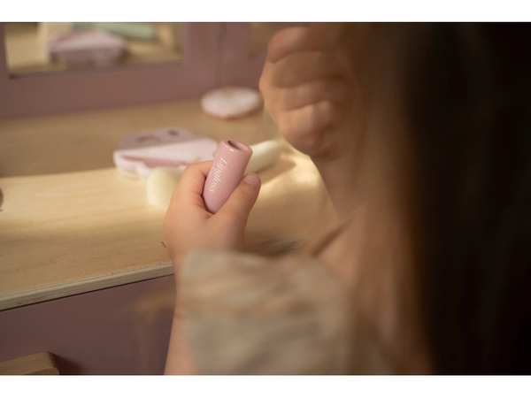 LITTLE DUTCH TOALETNÝ STOLÍK SO STOLIČKOU DREVENÝ PINK