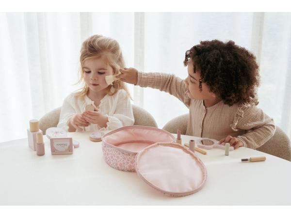 KOZMETICKÁ TAŠTIČKA S PRÍSLUŠENSTVOM PINK