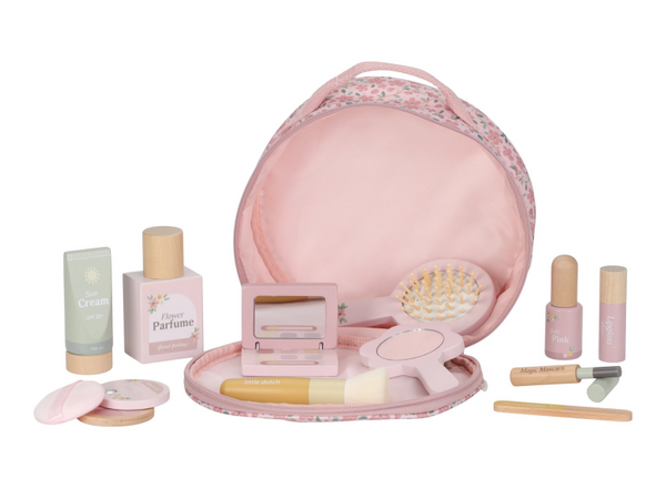 KOZMETICKÁ TAŠTIČKA S PRÍSLUŠENSTVOM PINK