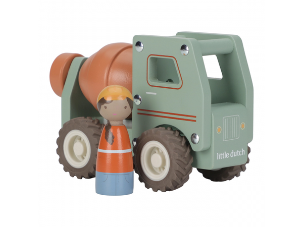 NÁKLADIAK S MIEŠAČKOU DREVENÝ