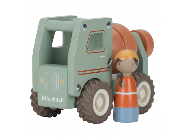 NÁKLADIAK S MIEŠAČKOU DREVENÝ