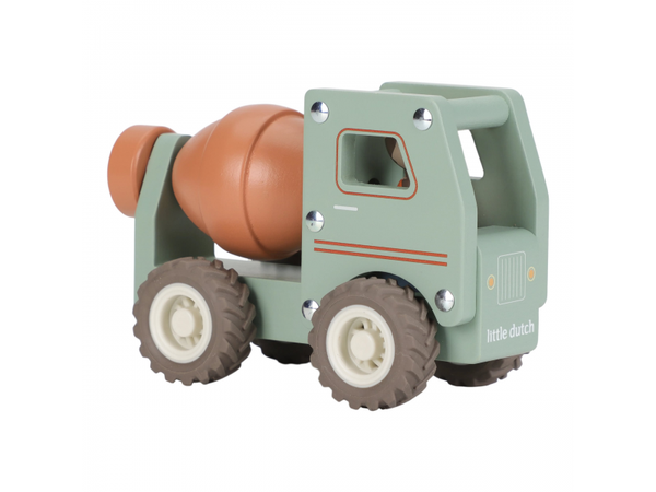 NÁKLADIAK S MIEŠAČKOU DREVENÝ