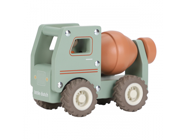 NÁKLADIAK S MIEŠAČKOU DREVENÝ