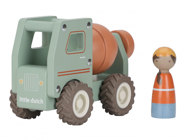 NÁKLADIAK S MIEŠAČKOU DREVENÝ