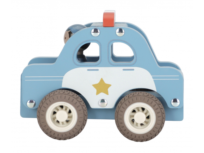 Policajné auto drevené – obrázok 3