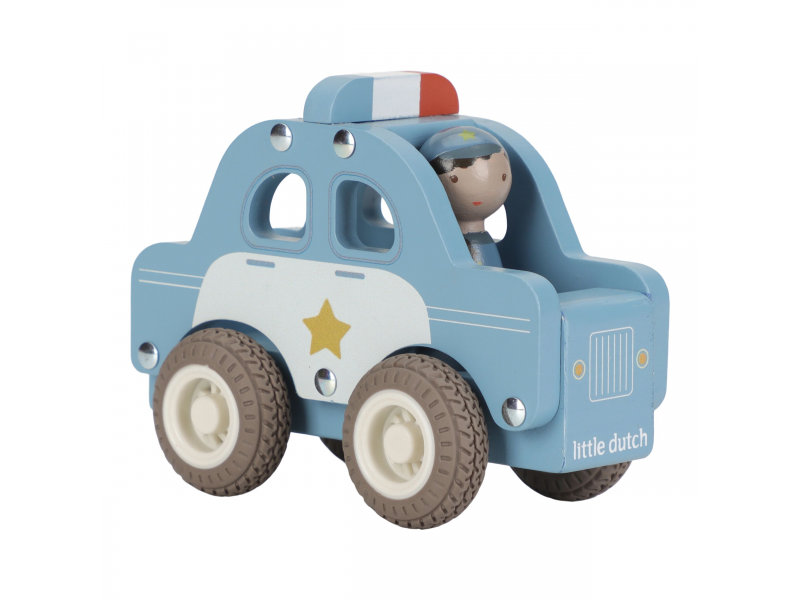 Policajné auto drevené – obrázok 5