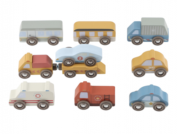 SADA DREVENÝCH AUTÍČOK