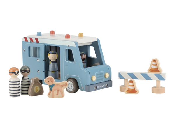 LITTLE DUTCH POLICAJNÁ DODÁVKA DREVENÁ