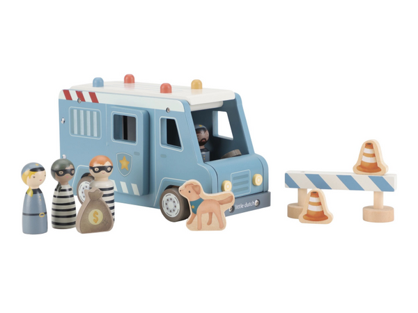 LITTLE DUTCH POLICAJNÁ DODÁVKA DREVENÁ