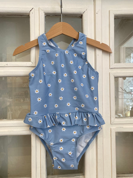 PLAVKY BEZ RUKÁVOV DAISIES BLUE VEĽ.74/80, 86/92, 98/104