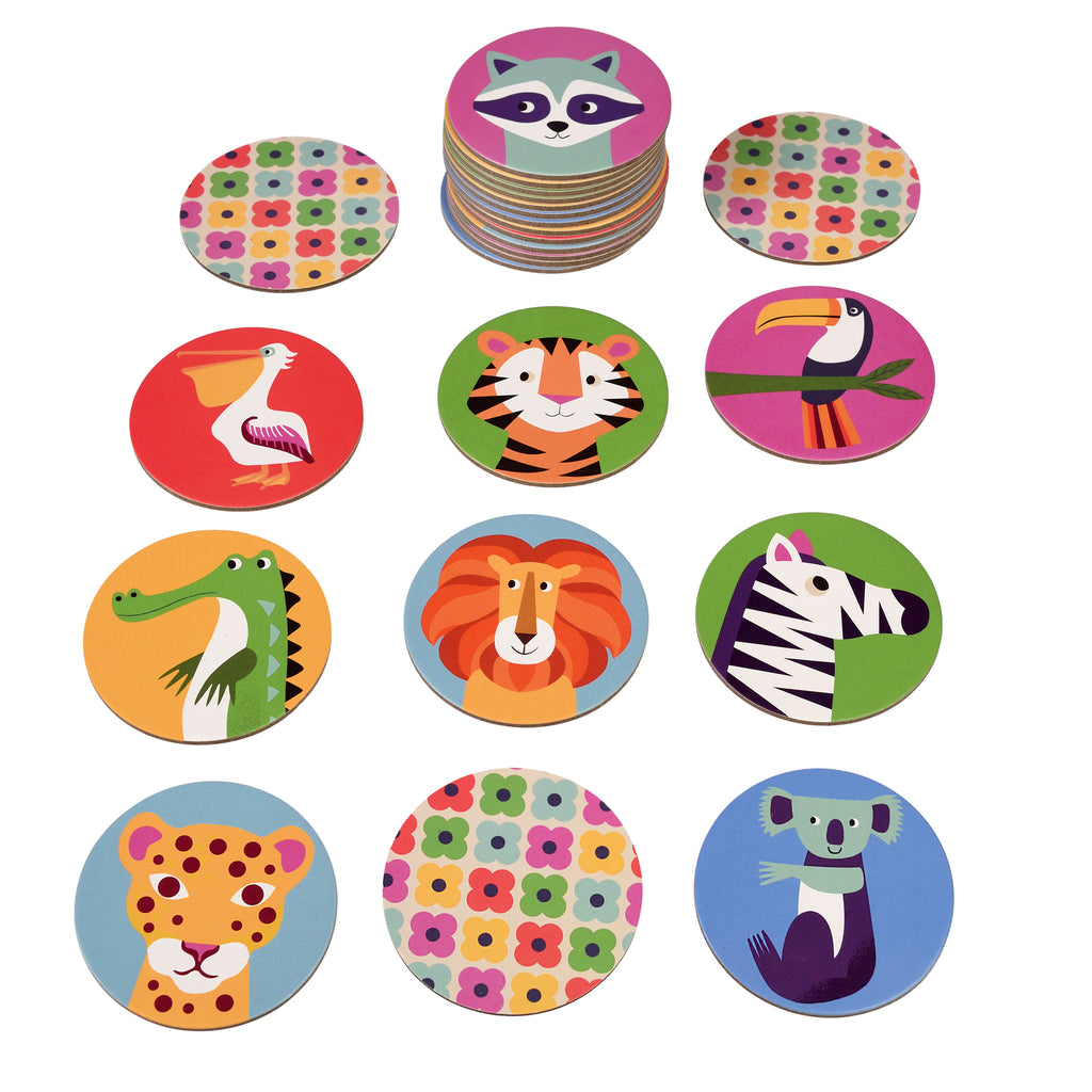 Pexeso pamäťová hra pre deti colourful creatures – obrázok 2