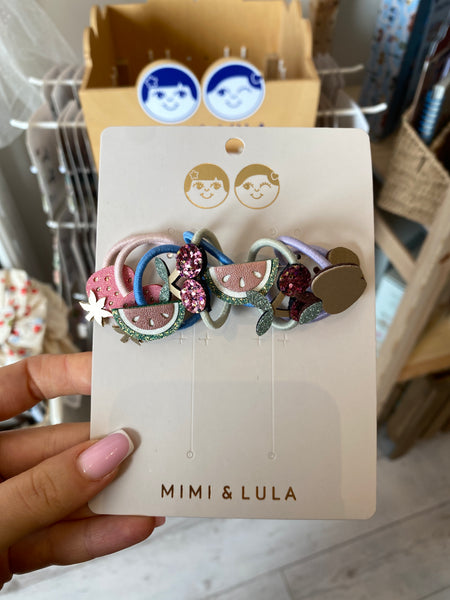 OVOCNÉ MINI GUMIČKY DO VLASOV 8KS