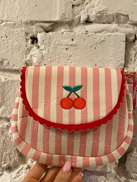 RUŽOVÁ KABELKA PRE DETI S ČEREŠŇAMI CHERRY KISS