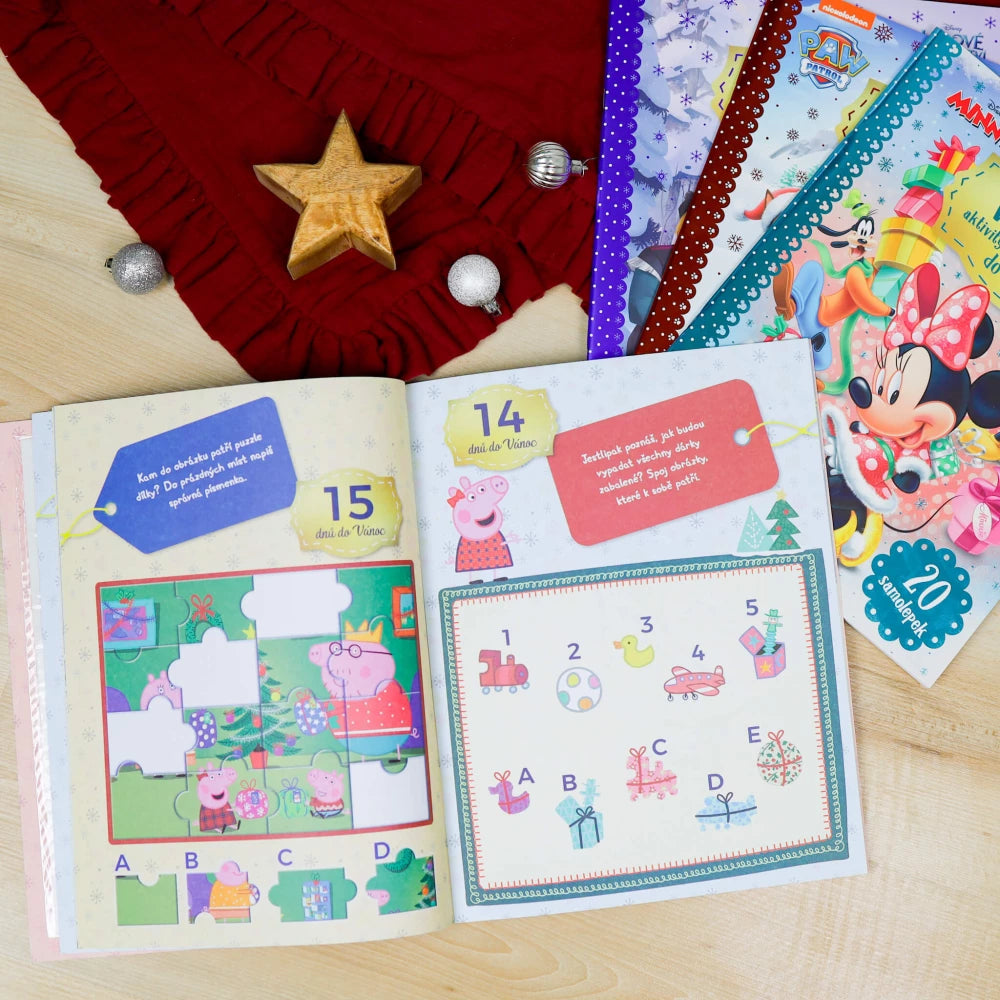 Peppa pig vianočné aktivity so samolepkami do okna cz – obrázok 4