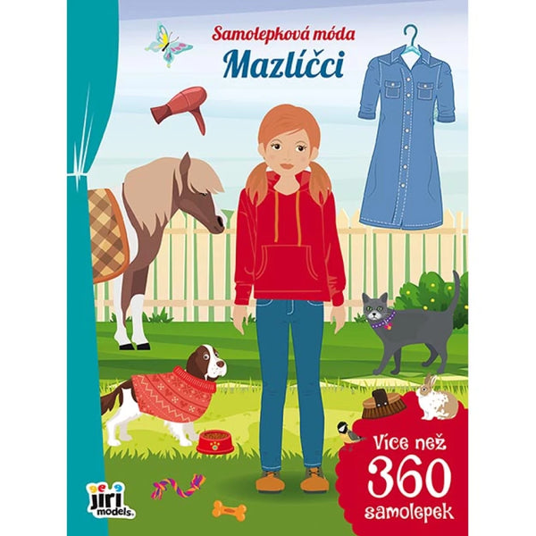 NÁLEPKOVÁ KNIŽKA DOMÁCI MILÁČIKOVIA MÓDA CZ