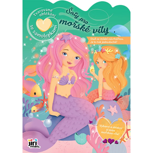 NÁLEPKOVÝ ZOŠIT ŠATY PRE MORSKÉ VÍLY