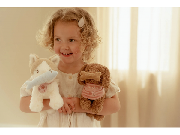 MAČIČKA PLYŠOVÁ MARLEY V KABELKE