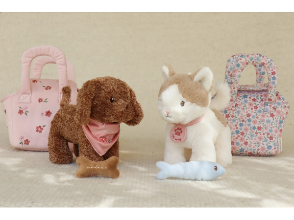 MAČIČKA PLYŠOVÁ MARLEY V KABELKE