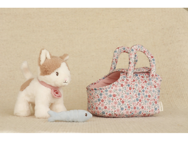 MAČIČKA PLYŠOVÁ MARLEY V KABELKE