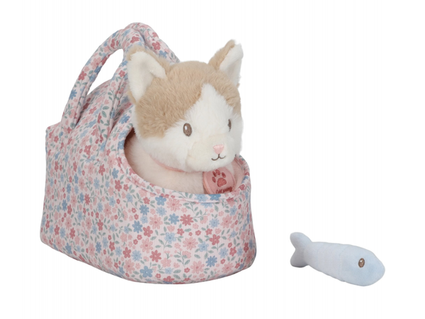 MAČIČKA PLYŠOVÁ MARLEY V KABELKE