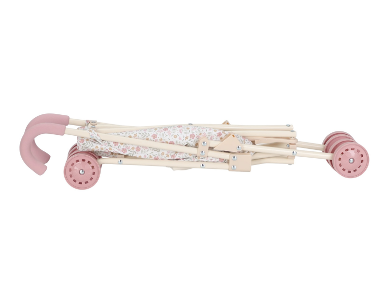 Kočík pre bábiky golfky skladací soft flowers – obrázok 6