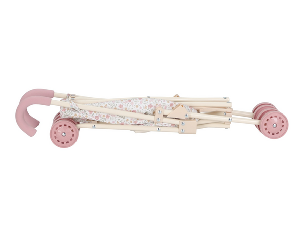 KOČÍK PRE BÁBIKY GOLFKY SKLADACÍ SOFT FLOWERS