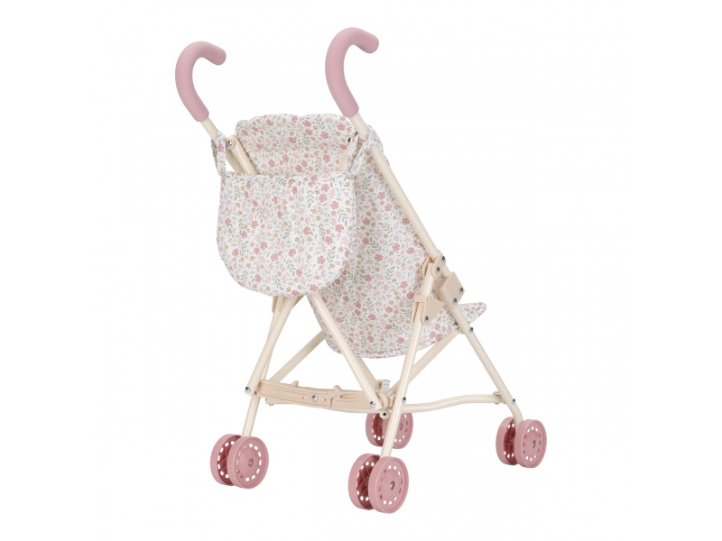 Kočík pre bábiky golfky skladací soft flowers – obrázok 8