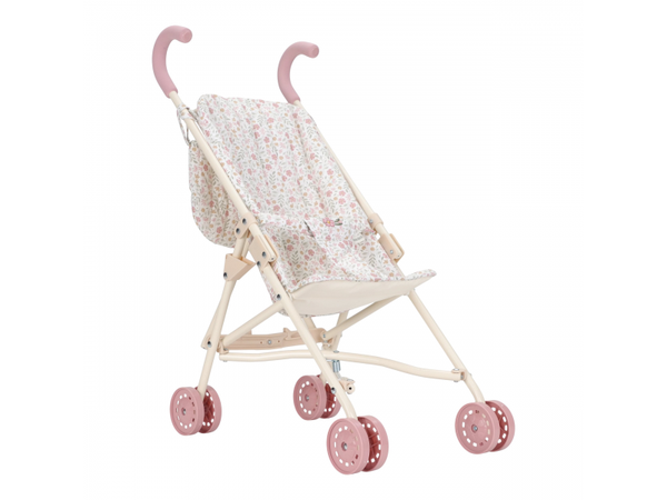 KOČÍK PRE BÁBIKY GOLFKY SKLADACÍ SOFT FLOWERS