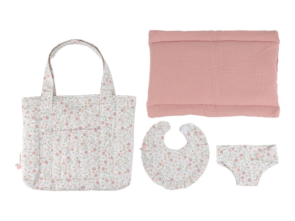 PREBAĽOVACIA TAŠKA PRE BÁBIKY SOFT FLOWERS