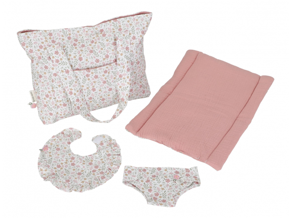 PREBAĽOVACIA TAŠKA PRE BÁBIKY SOFT FLOWERS