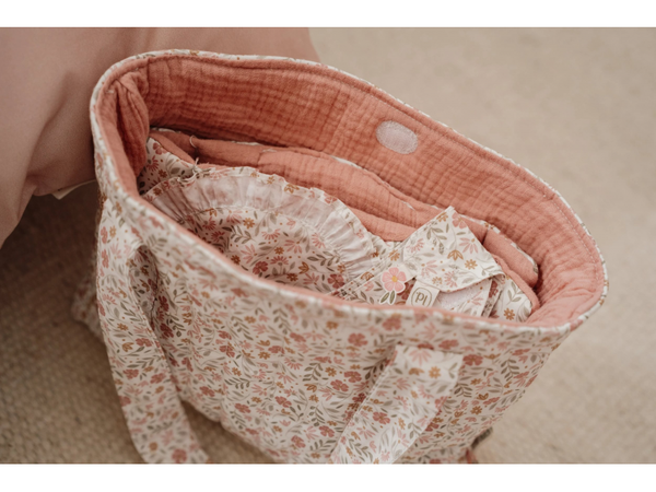 PREBAĽOVACIA TAŠKA PRE BÁBIKY SOFT FLOWERS