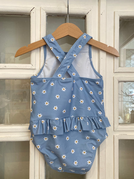 PLAVKY BEZ RUKÁVOV DAISIES BLUE VEĽ.74/80, 86/92, 98/104