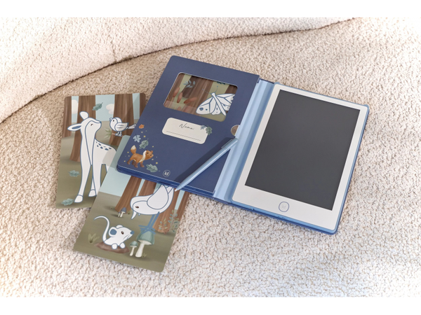 LITTLE DUTCH KRESLIACI TABLET BLUE FOREST FRIENDS