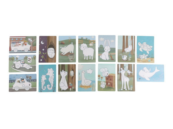 LITTLE DUTCH KRESLIACI TABLET BLUE FOREST FRIENDS