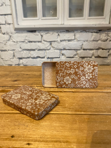 KRABIČKA KOVOVÁ BLOSSOM ocher