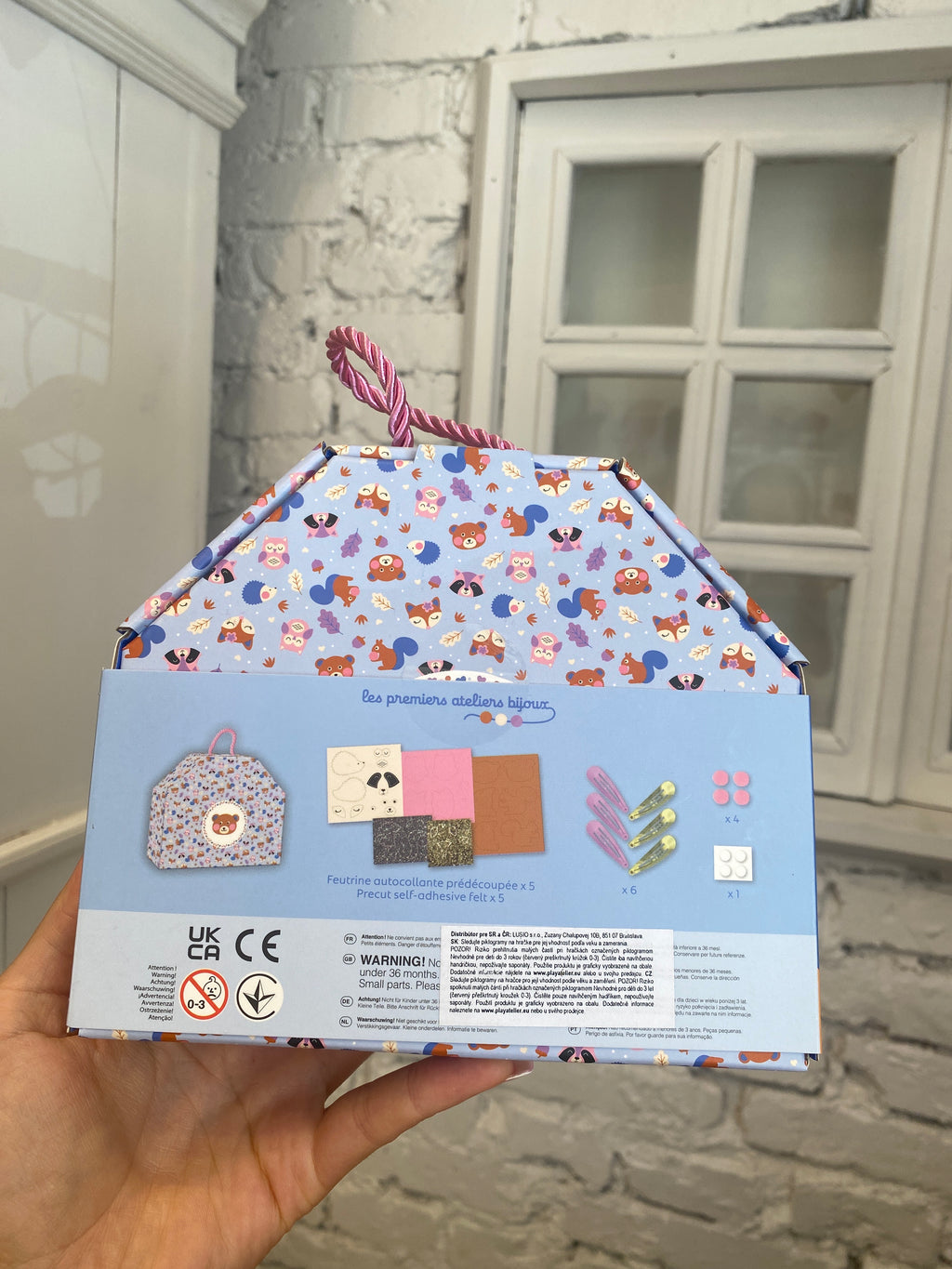 Diy sada na výrobu sponiek 6ks zvierat Z lesa – obrázok 20