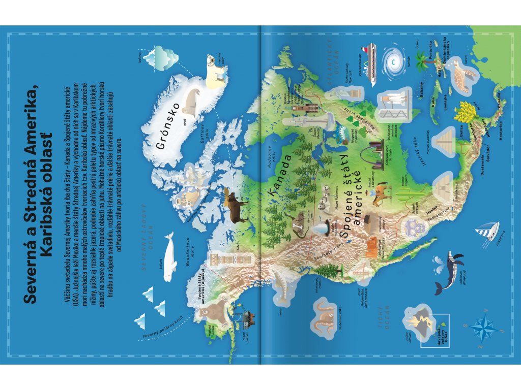 Atlas sveta - kniha so samolepkami 6-15R – obrázok 3