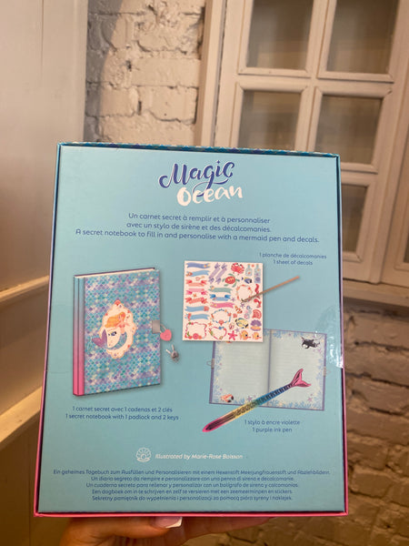 TAJNÝ ZÁPISNÍK SO ZÁMKOM MAGICKÝ OCEÁN