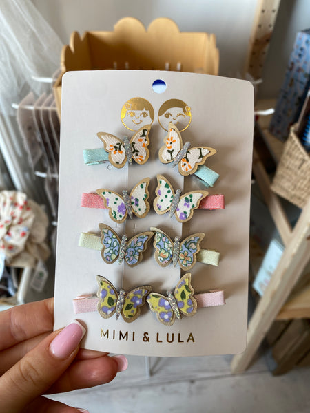 FLORAL BUTTERFLY KLIPY SPONKY DO VLASOV 🦋 8KS