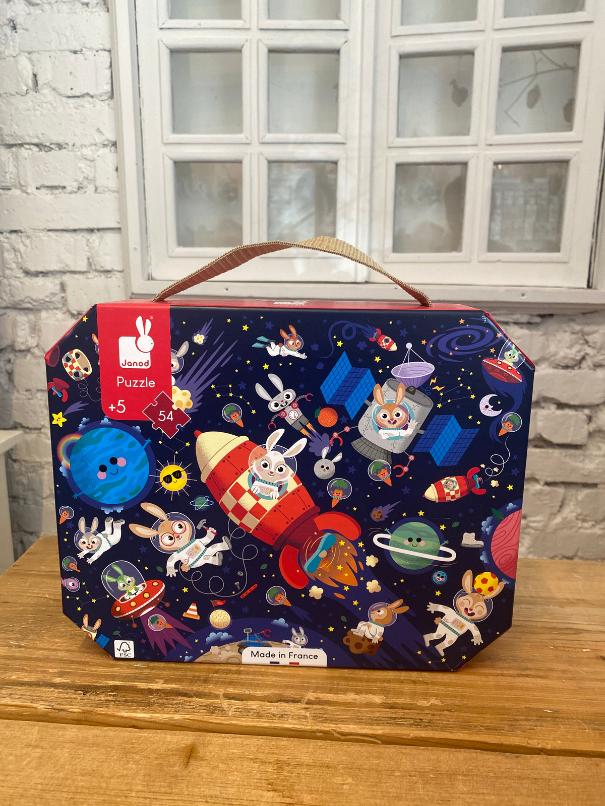 Raketa vo vesmíre puzzle V kufríku 54ks 5R – obrázok 6