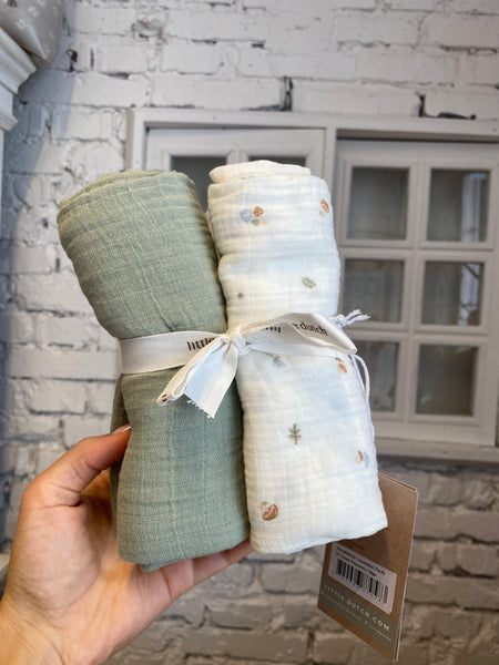 PLIENKY 70X70CM FOREST TREASURES & SAGE 2 KS