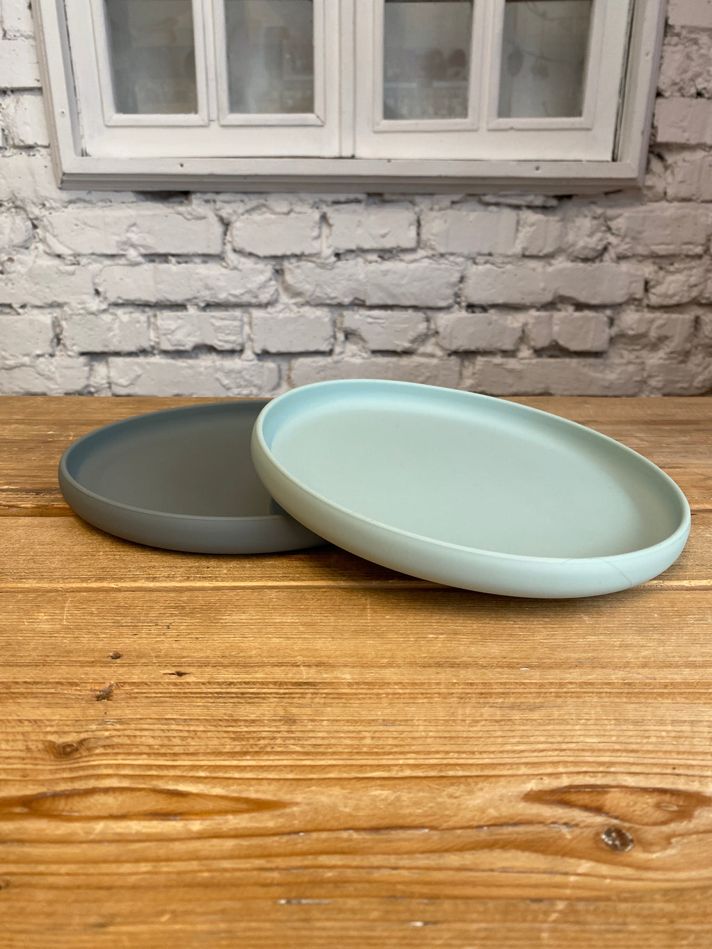 Tanierik nerozbitný 2ks dusty mint/ fauna green mix – obrázok 3