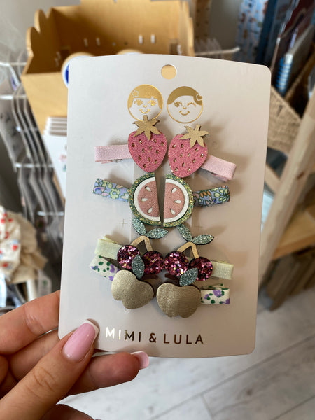 OVOCNÉ SPONKY KLIPY DO VLASOV