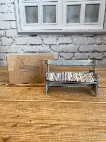 DREVENÁ LAVIČKA OFF WHITE