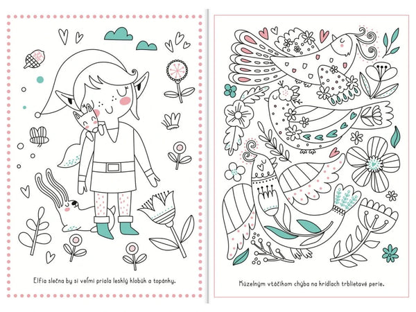 KNIHA MAĽOVANIEK LES PLNÝ KÚZIEL