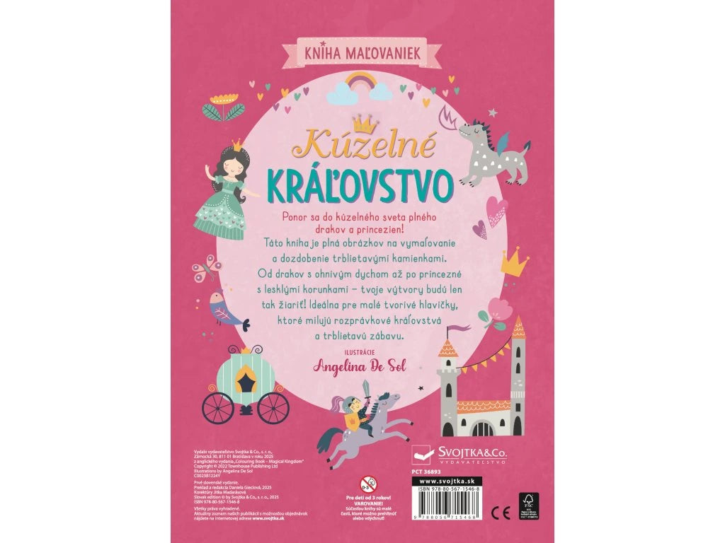 Kniha maľovaniek kúzelné kráľovstvo – obrázok 8