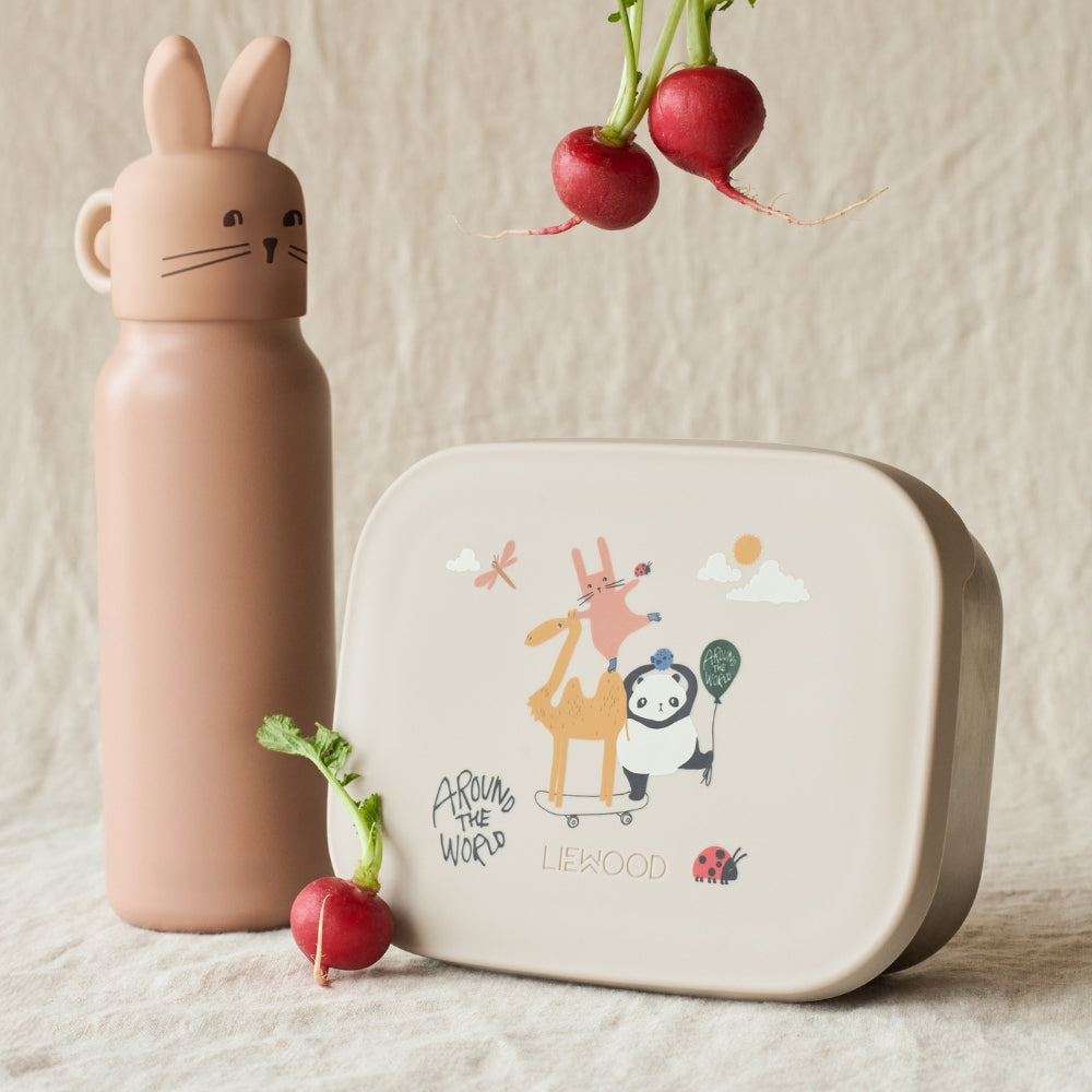 Box na jedlo 900ml Around the world - do vypredania – obrázok 4